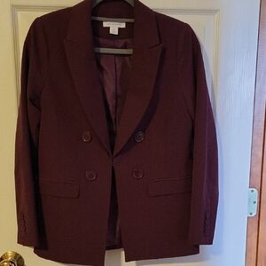 Liz Claiborne Women's Blazer - Dark Purple
